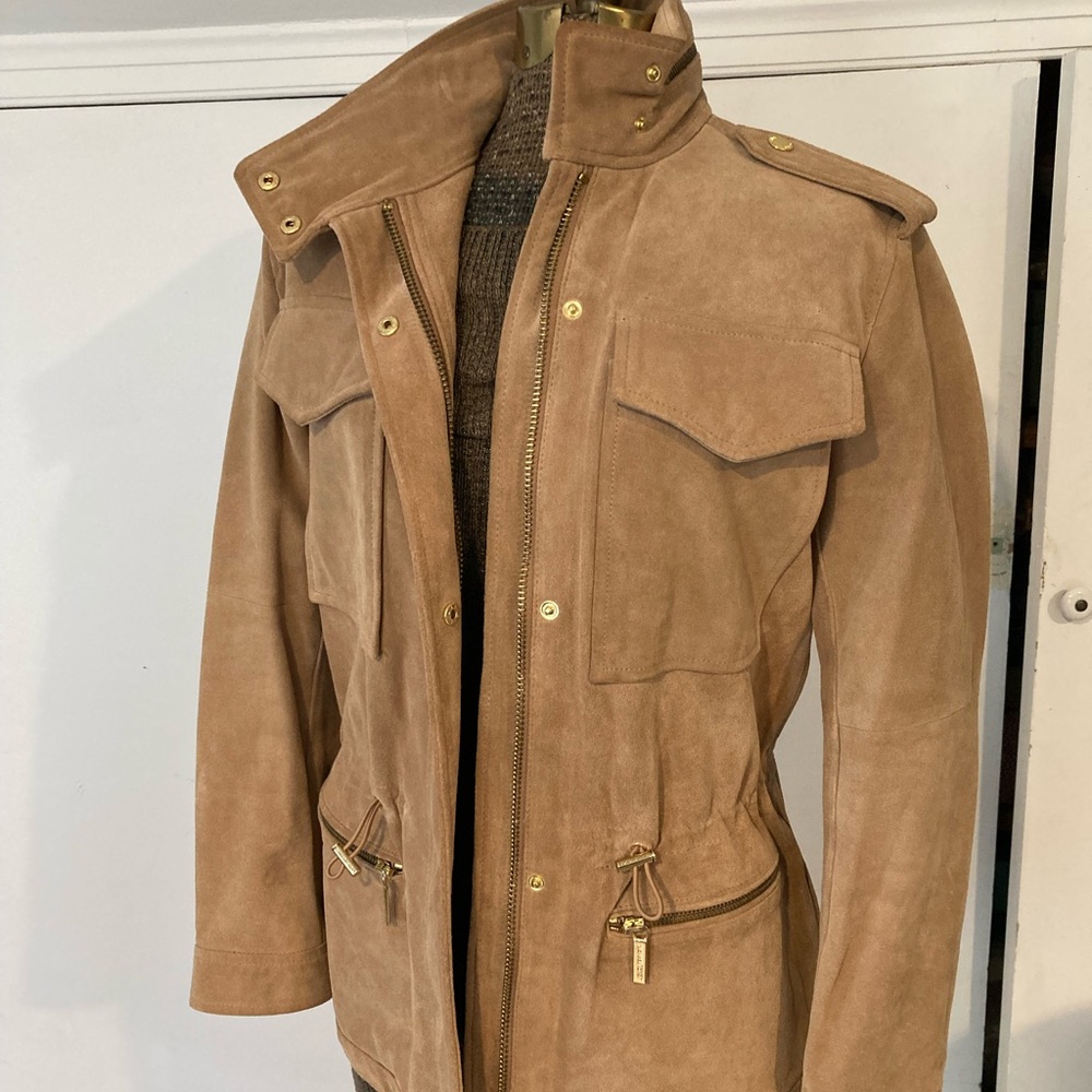 Michael Kors suede coat with tags